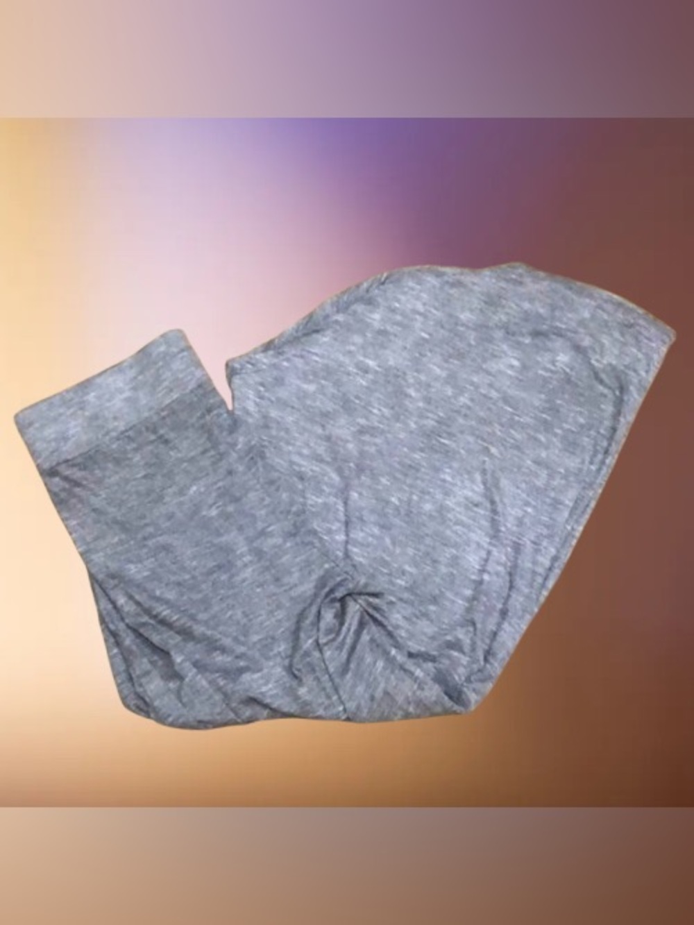 Bebop Gray Wide Leg Capri S